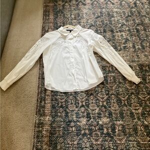 Chic White Button Down Shirt for Women
